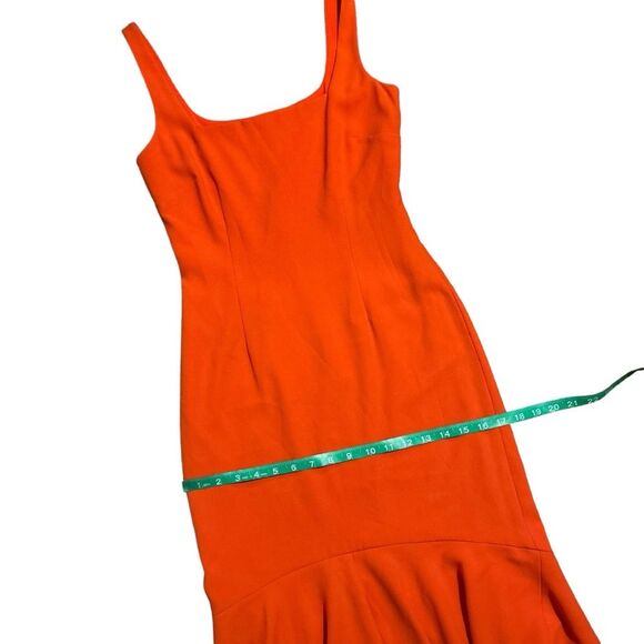 GIANNI BINI NWT Sleeveless Square Neck Ruffle Hi-Lo Reid Maxi Dress Spice - Picture 8 of 12